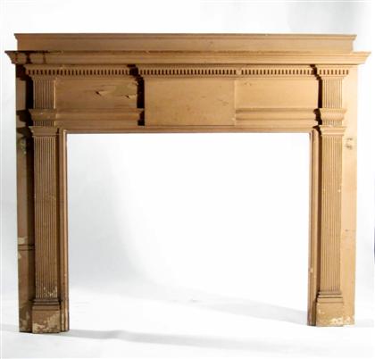 Painted mantel    Rectangular top