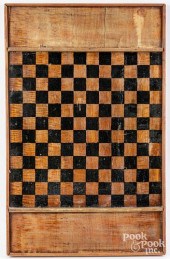 PAINTED MAPLE GAMEBOARD, EARLY