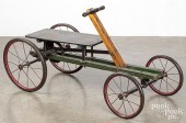 PAINTED MECHANICAL CHILD'S CAR
