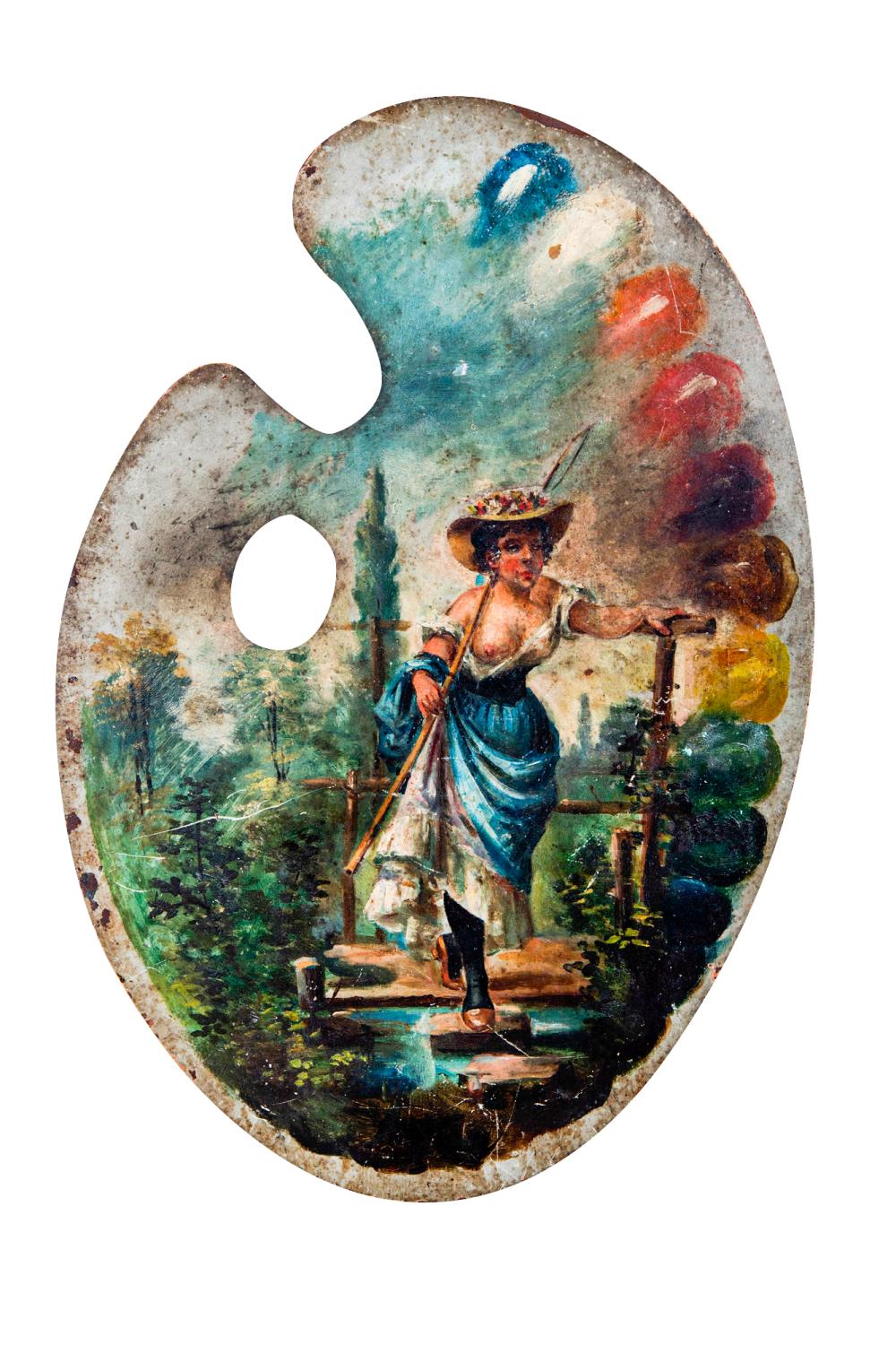PAINTED METAL ARTIST'S