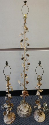 PAINTED METAL FLOOR LAMP (H: 6