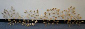 PAINTED METAL IVY FORM WALL SC