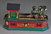 PAINTED METAL MONOPOLY TRAIN B