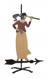 PAINTED METAL SAILOR WEATHER V