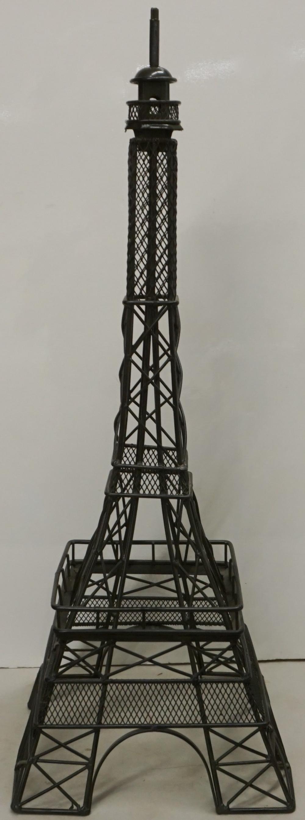 PAINTED METAL SCULPTURE OF THE