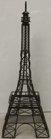 PAINTED METAL SCULPTURE OF THE