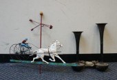 PAINTED METAL WEATHER VANE AND