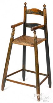 PAINTED NEW ENGLAND LADDERBACK