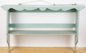 PAINTED OAK HANGING SHELF<br>P