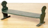 PAINTED OAK KNEELER, LATE 19TH