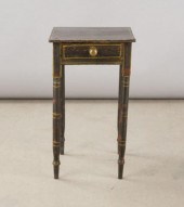 PAINTED ONE-DRAWER TABLEA one-