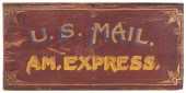 PAINTED PANEL FROM A POSTAL WA