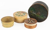 PAINTED PANTRY BOXES AND WOODE