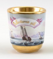 PAINTED PARIS PORCELAIN SHAVIN