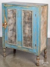 PAINTED PIE SAFE, 19TH C.Paint