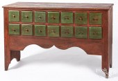 PAINTED PINE APOTHECARY CABINE