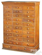 PAINTED PINE APOTHECARY CUPBOA