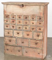 PAINTED PINE APOTHECARY CUPBOA