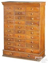 PAINTED PINE APOTHECARY CUPBOA