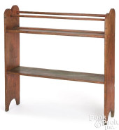 PAINTED PINE BUCKET BENCH, 19T
