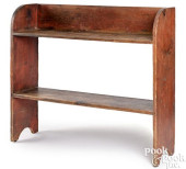 PAINTED PINE BUCKET BENCH, 19T