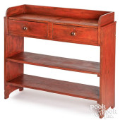 PAINTED PINE BUCKET BENCH<br>P