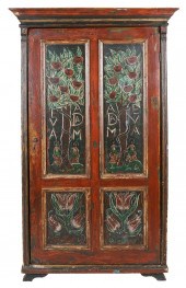 PAINTED PINE CABINETthe single