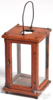 PAINTED PINE CARRY LANTERN, EA