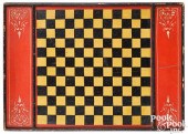 PAINTED PINE CHECKERS GAMEBOAR
