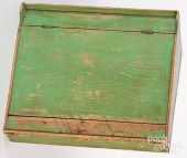 PAINTED PINE COUNTERTOP DESK,