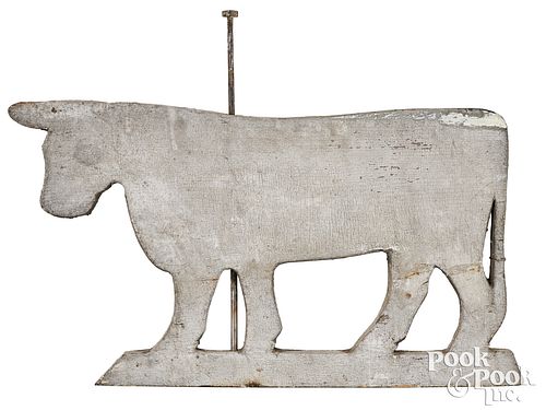 PAINTED PINE COW WEATHERVANEUnusual
