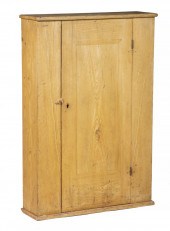 PAINTED PINE CUPBOARD 19th c.