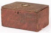 PAINTED PINE DOCUMENT BOXPaint