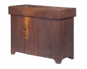 PAINTED PINE DRY SINK 19th c.