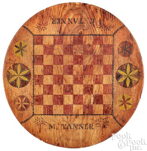 PAINTED PINE GAMEBOARD, 19TH