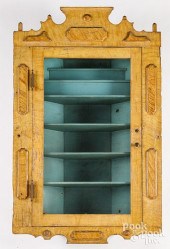 PAINTED PINE HANGING CORNER CU