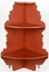 PAINTED PINE HANGING CORNER SH