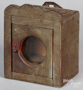 PAINTED PINE HANGING WATCH HUT