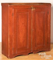 PAINTED PINE JELLY CUPBOARD, 1