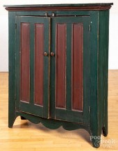 PAINTED PINE JELLY CUPBOARD, 1