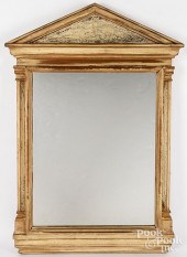 PAINTED PINE MIRROR, CA. 1900P
