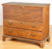 PAINTED PINE MULE CHEST, CA. 1