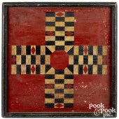 PAINTED PINE PARCHEESI GAMEBOA