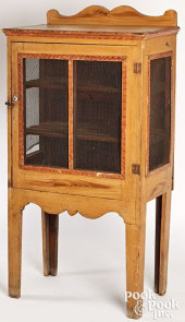 PAINTED PINE PIE SAFE<br>Paint