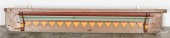 PAINTED PINE SHELF, CA. 1900Pa