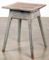 PAINTED PINE SPLAY LEG STAND,