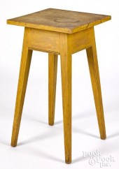 PAINTED PINE SPLAY LEG STAND,