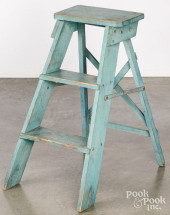 PAINTED PINE STEP LADDER, EARL