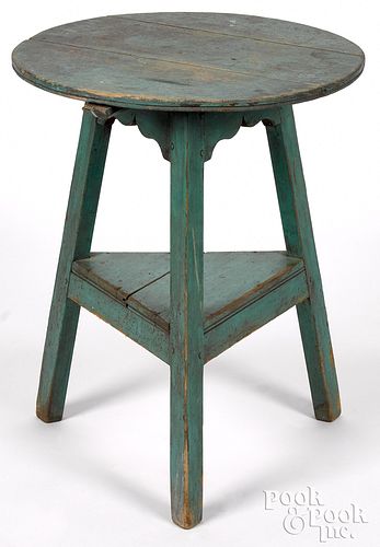 PAINTED PINE TAP TABLE, CA.