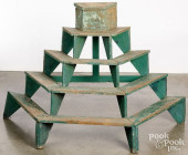 PAINTED PINE TIERED HALF MOON